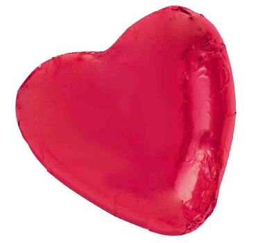Schokoladen Herz rot - Fairtrade
